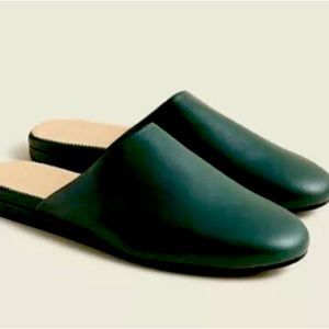 NEW JCrew Slip-on mules in leather